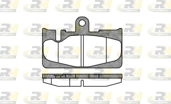 Roadhouse 2889.00 - Brake Pad Set, disc brake autospares.lv