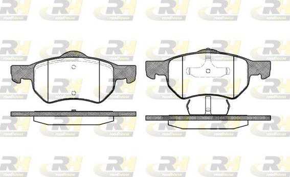 Roadhouse 2882.00 - Brake Pad Set, disc brake autospares.lv