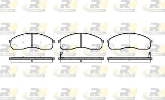 Roadhouse 2821.12 - Brake Pad Set, disc brake autospares.lv