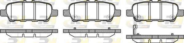 Roadhouse 2876.31 - Brake Pad Set, disc brake autospares.lv