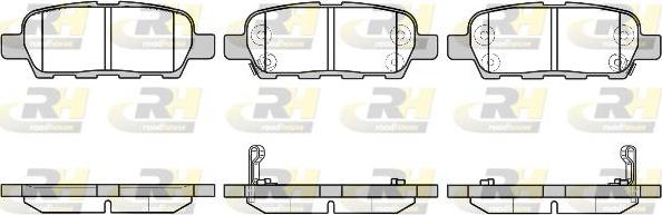 Roadhouse 2876.29 - Brake Pad Set, disc brake autospares.lv