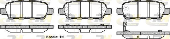 Roadhouse 2876.21 - Brake Pad Set, disc brake autospares.lv