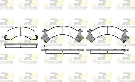 Roadhouse 2394.00 - Brake Pad Set, disc brake autospares.lv