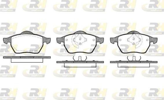 Roadhouse 2390.40 - Brake Pad Set, disc brake autospares.lv