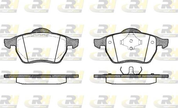 Roadhouse 2390.00 - Brake Pad Set, disc brake autospares.lv