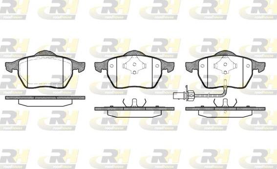 Roadhouse 2390.11 - Brake Pad Set, disc brake autospares.lv