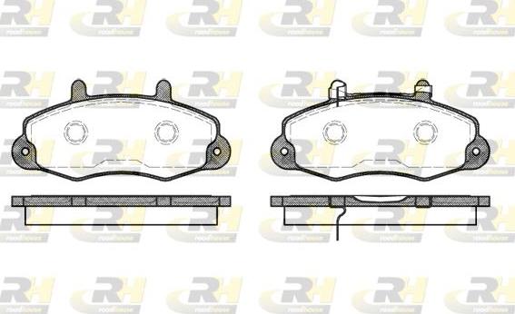 Roadhouse 2391.02 - Brake Pad Set, disc brake autospares.lv