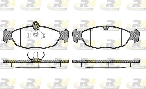 Roadhouse 2393.00 - Brake Pad Set, disc brake autospares.lv