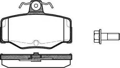 Alpha Brakes HKT-NS-031 - Brake Pad Set, disc brake autospares.lv