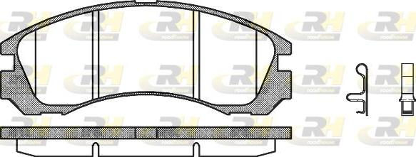 Roadhouse 2354.32 - Brake Pad Set, disc brake autospares.lv