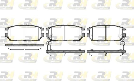 Roadhouse 2356.12 - Brake Pad Set, disc brake autospares.lv