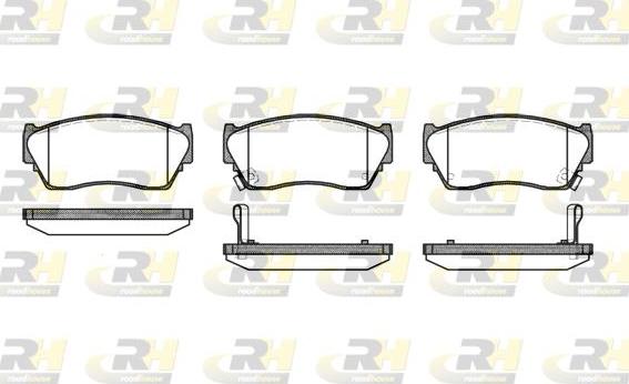 Roadhouse 2364.02 - Brake Pad Set, disc brake autospares.lv