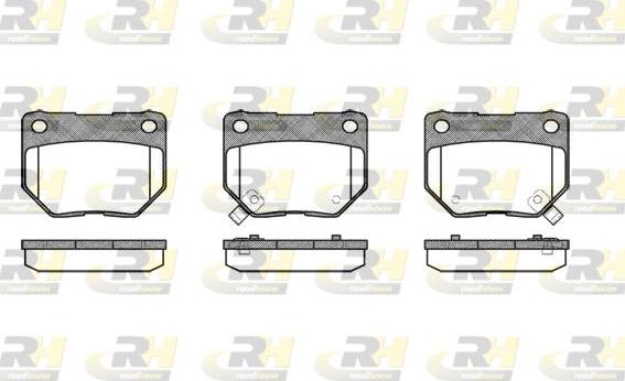 Roadhouse 2365.02 - Brake Pad Set, disc brake autospares.lv