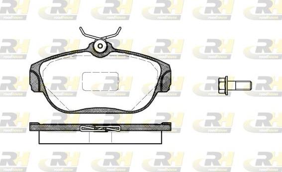 Roadhouse 2368.00 - Brake Pad Set, disc brake autospares.lv