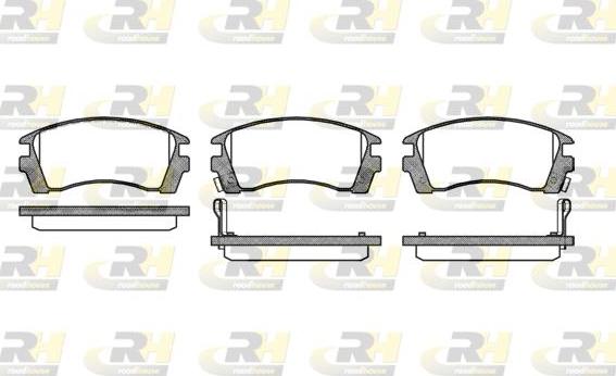 Roadhouse 2363.02 - Brake Pad Set, disc brake autospares.lv