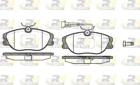 Roadhouse 2305.12 - Brake Pad Set, disc brake autospares.lv