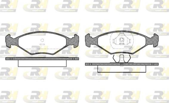 Roadhouse 2301.00 - Brake Pad Set, disc brake autospares.lv