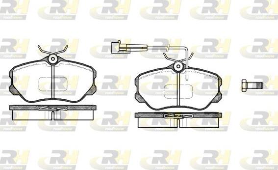 Roadhouse 2303.02 - Brake Pad Set, disc brake autospares.lv