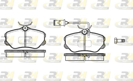 Roadhouse 2303.12 - Brake Pad Set, disc brake autospares.lv