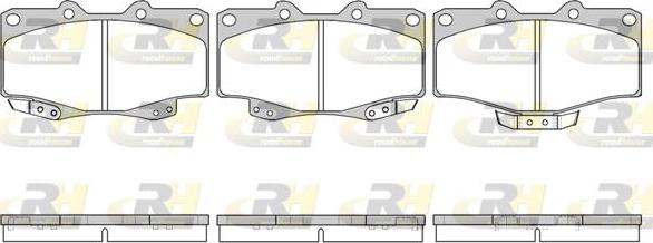 Roadhouse 2315.04 - Brake Pad Set, disc brake autospares.lv