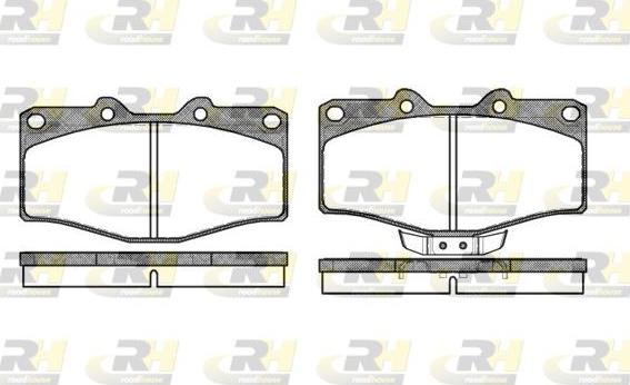 Roadhouse 2315.02 - Brake Pad Set, disc brake autospares.lv