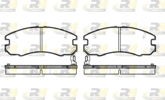 Roadhouse 2316.04 - Brake Pad Set, disc brake autospares.lv