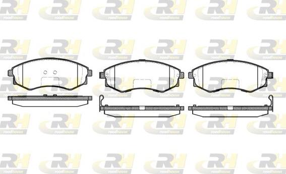 Roadhouse 2318.52 - Brake Pad Set, disc brake autospares.lv