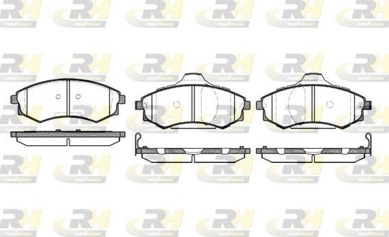 Roadhouse 2318.05 - Brake Pad Set, disc brake autospares.lv