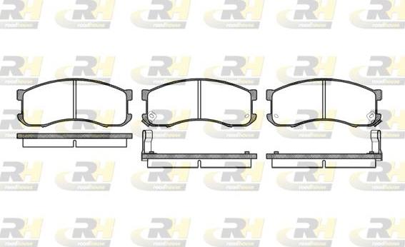 Roadhouse 2313.02 - Brake Pad Set, disc brake autospares.lv