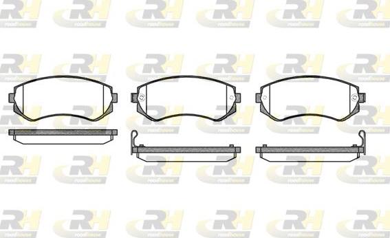 Roadhouse 2317.12 - Brake Pad Set, disc brake autospares.lv