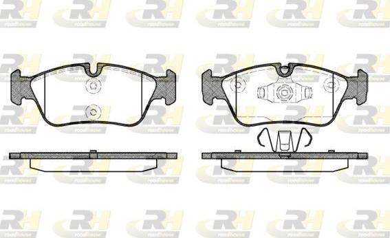 Roadhouse 2384.60 - Brake Pad Set, disc brake autospares.lv