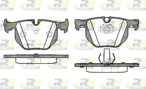 Roadhouse 2381.40 - Brake Pad Set, disc brake autospares.lv