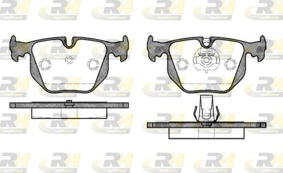 Roadhouse 2381.30 - Brake Pad Set, disc brake autospares.lv