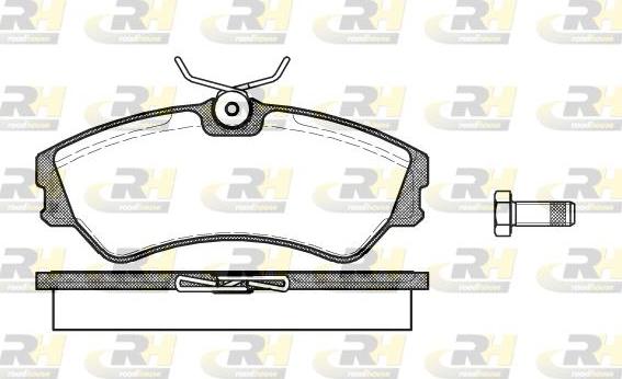 Roadhouse 2383.00 - Brake Pad Set, disc brake autospares.lv