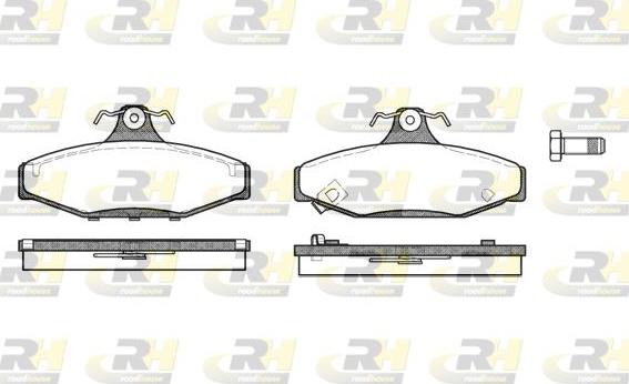 Roadhouse 2335.02 - Brake Pad Set, disc brake autospares.lv