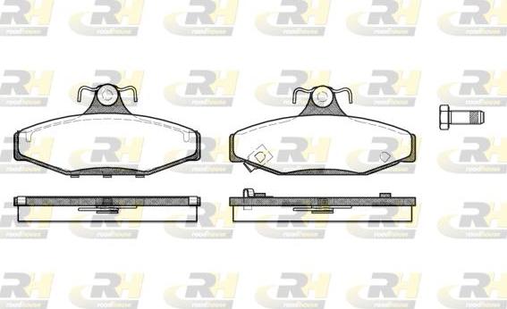 Roadhouse 2335.22 - Brake Pad Set, disc brake autospares.lv