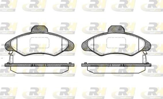 Roadhouse 2331.04 - Brake Pad Set, disc brake autospares.lv