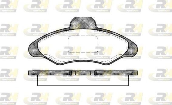 Roadhouse 2331.00 - Brake Pad Set, disc brake autospares.lv