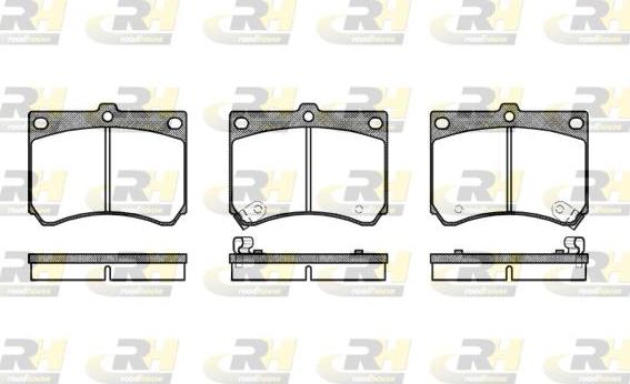 Roadhouse 2333.02 - Brake Pad Set, disc brake autospares.lv