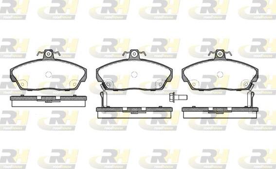 Roadhouse 2337.02 - Brake Pad Set, disc brake autospares.lv
