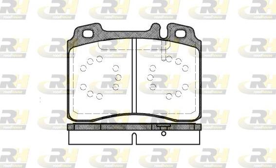 Roadhouse 2379.00 - Brake Pad Set, disc brake autospares.lv