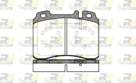 Roadhouse 2379.20 - Brake Pad Set, disc brake autospares.lv