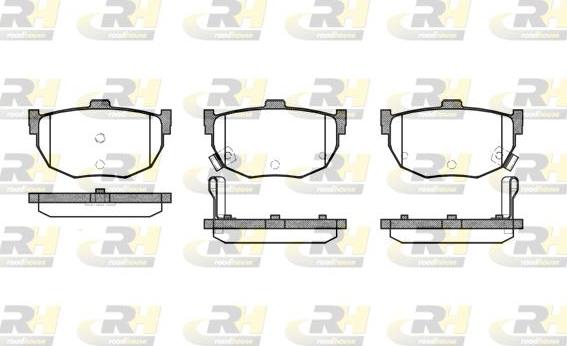 Roadhouse 2294.12 - Brake Pad Set, disc brake autospares.lv