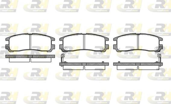 Roadhouse 2291.02 - Brake Pad Set, disc brake autospares.lv