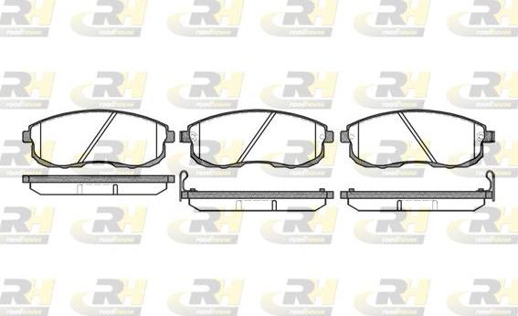 Roadhouse 2293.12 - Brake Pad Set, disc brake autospares.lv