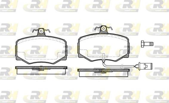 Roadhouse 2246.02 - Brake Pad Set, disc brake autospares.lv