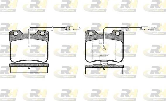 Roadhouse 2247.04 - Brake Pad Set, disc brake autospares.lv