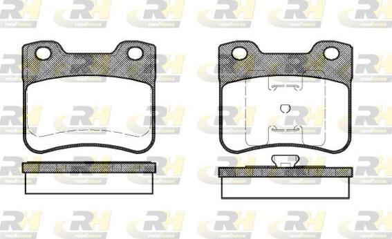 Roadhouse 2247.10 - Brake Pad Set, disc brake autospares.lv