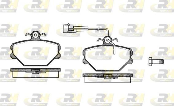 Roadhouse 2264.02 - Brake Pad Set, disc brake autospares.lv