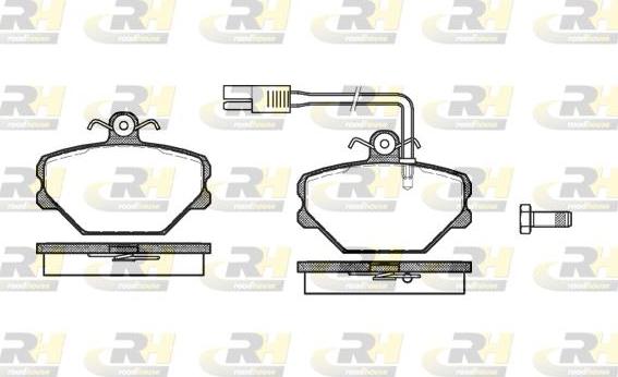 Roadhouse 2264.12 - Brake Pad Set, disc brake autospares.lv